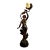 Early 20th Century Art Nouveau Figural Lamp, by Viennese Sculptor Theodor Ullmann For Sale