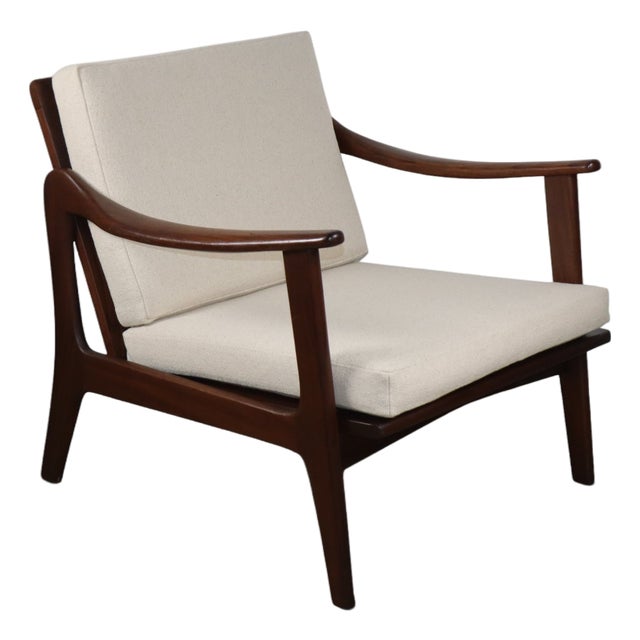 Scandinavian Lounge Chair in Teak, 1960s For Sale