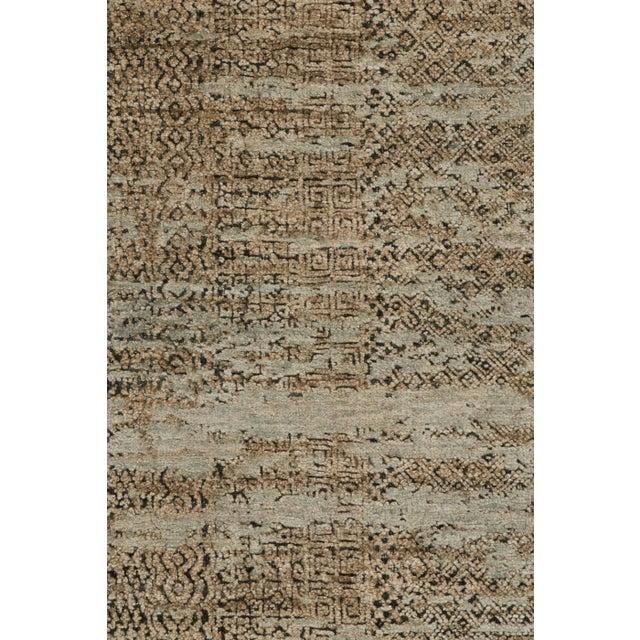 2010s Rug & Kilim’s Abstract Runner Rug in Beige-Brown With Geometric Patterns For Sale - Image 5 of 7