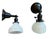 These antique wall sconces feature a distinctive fluted clam broth glass shade. "Clam broth" refers to a semi-opaque,...