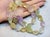 Art Deco Beaded Necklace With Prehnite, Citrine, and Amethyst, 25" For Sale - Image 9 of 10