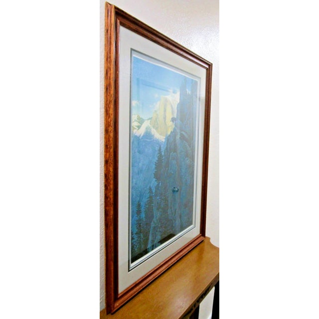 1990s Stephen Lyman Return of the Falcon Limited Edition Print Framed Signed 1205/1500 For Sale In Miami - Image 6 of 12