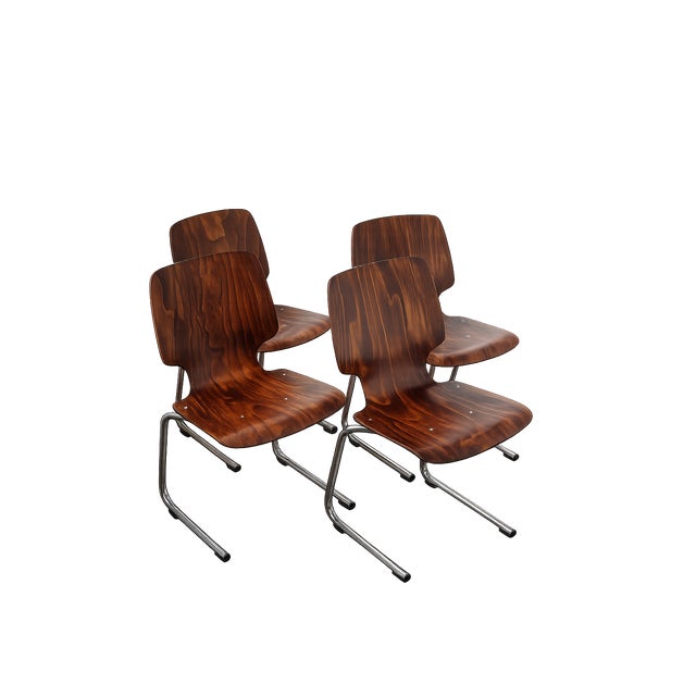 Flötotto Chairs by Kusch+Co, 1960s, Set of 4 For Sale - Image 15 of 15