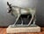 Vintage Egyptian Revival Bull Sculpture, Apis bull, Egyptian revival décor, bronze tone sculpture, ancient Egypt statue,...