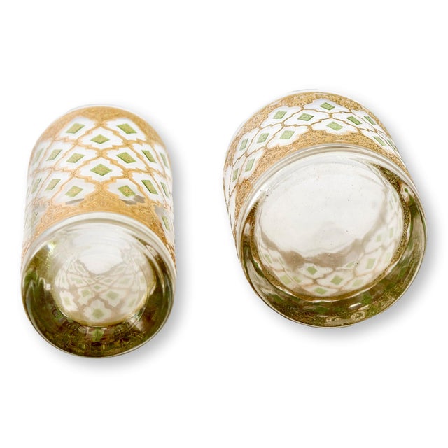 The iconic Culver Valencia pattern features lavish 22K gold filigree layered with emerald green Moorish motifs — a design...