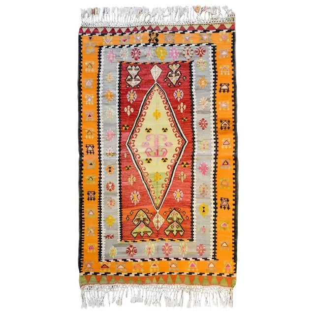 Early 20th Century Turkish Kilim Rug For Sale In Chicago - Image 6 of 6