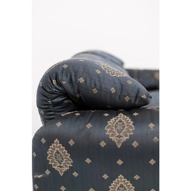 Blue Maralunga Sofa by Vico Magistretti for Cassina For Sale - Image 11 of 18