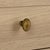 Early 21st Century Shafa Side Table in Natural / Brass For Sale - Image 5 of 10