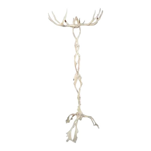 Arthur Court Cast Aluminum Antler Shaped Coat-Hat Rack For Sale
