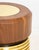 Hannoi Walnut and Gold-Tone Brass Side Table For Sale - Image 4 of 7