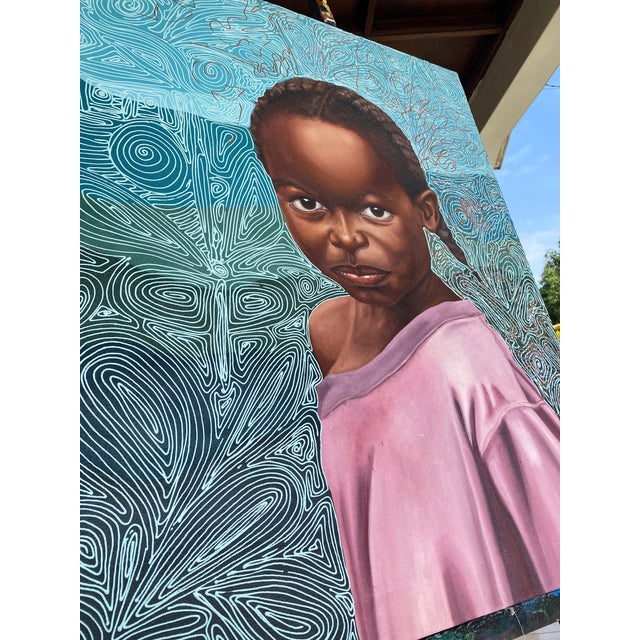 2020s "Capacity of Future", Acrylic on Canvas Painting by Patrick Gusenga, 2026 For Sale - Image 5 of 6