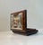 Decorative burl wood box with a small painted porcelain scene framed in 925 sterling silver. Made by Lacado in Spain circa...