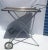 Silver 1950s Aluminum Folding Bar Cart For Sale - Image 8 of 8