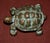 Vintage Small Set of Three Brass & Bronze Assorted Turtles For Sale - Image 12 of 12
