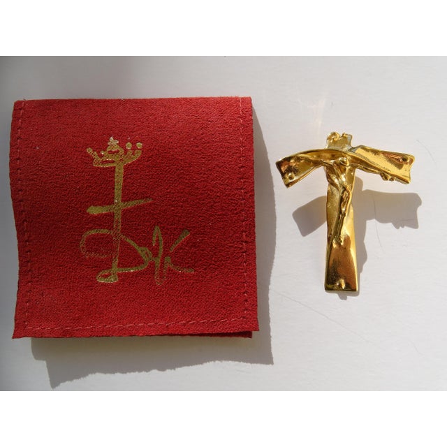 Christ of Saint John of the Cross Pendant in the style of Salvador Dali For Sale - Image 6 of 6