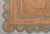 Boho Chic Scallop Jute Turquoise Blue Hand Made Rug 2.5x8 Ft. For Sale - Image 3 of 13