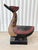 Vintage Indonesian Balinese Folk Art Painted Wood Temple Swan Statue For Sale - Image 11 of 12