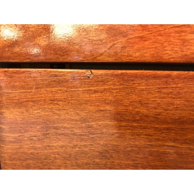 Cinnamon Pair Mid Century American of Martinsville Dressers/Chests For Sale - Image 8 of 12