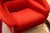 Vintage Milo Baughman Thayer Coggin Boldido Red Fabric Lounge Chair and Ottoman For Sale - Image 12 of 12