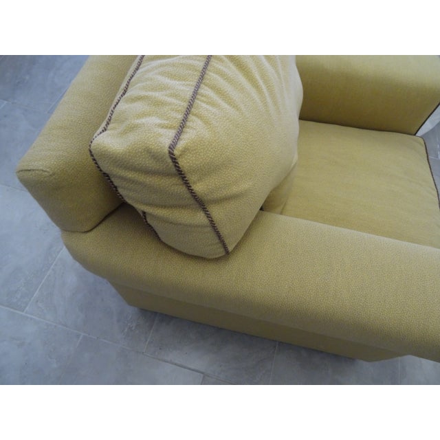 Custom Art Deco Style Club Chair For Sale - Image 4 of 6