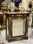 French French Louis XVI Marble-Top Display Cabinet With Cream Velvet Interior & Hand-Gilded Gold Leaf Details For Sale - Image 3 of 3