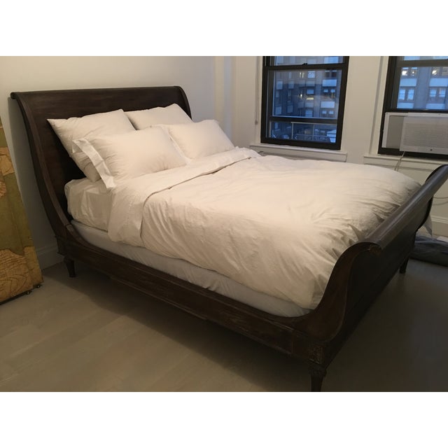 Restoration Hardware Empire Rosette Sleigh Bed Chairish
