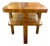 Italian Art Deco Style Walnut Side Table For Sale