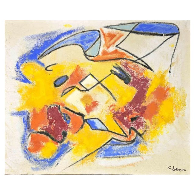 Giorgio Lo Fermo, Color Abstract Composition, Oil Painting, 2020 For Sale