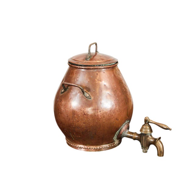 Hammered Copper Dutch Samovar, Antique For Sale