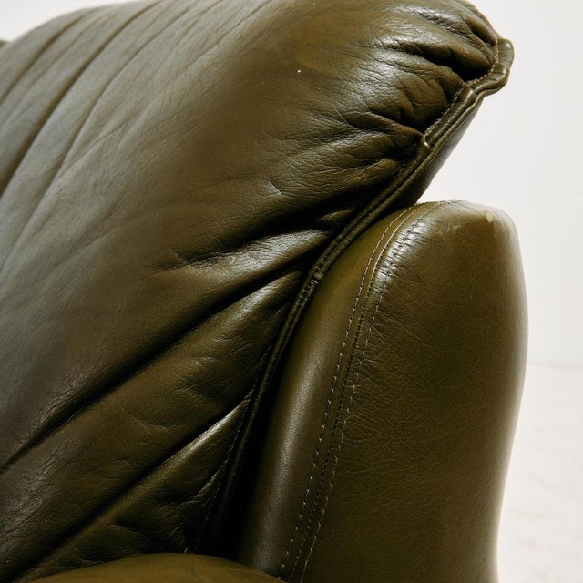Vintage Leather Sofa Set, 1970s, Set of 3 For Sale - Image 6 of 18