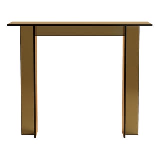 Console Table in Bronzed Glass by Lebanto For Sale