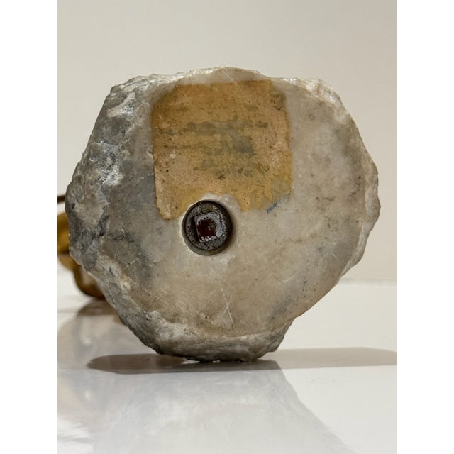 Antique Georges Omerth Gilt Bronze & Alabaster Figural Sculpture – Boy in Top Hat For Sale In Atlanta - Image 6 of 6