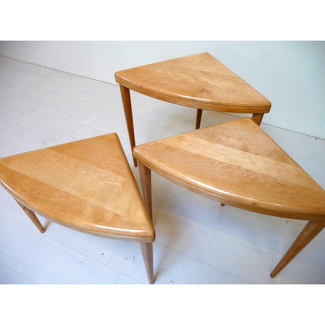 Heywood Wakefield Nesting Tables Set of 3 Chairish