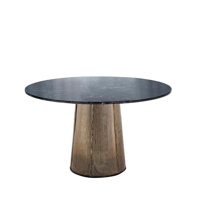 Bent Dining Table in Black Transparent from Pulpo For Sale - Image 4 of 14