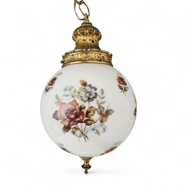 Louis XV Hall Lamps in Glass and Brass, Belgium, 1970s, Set of 2 For Sale - Image 13 of 18