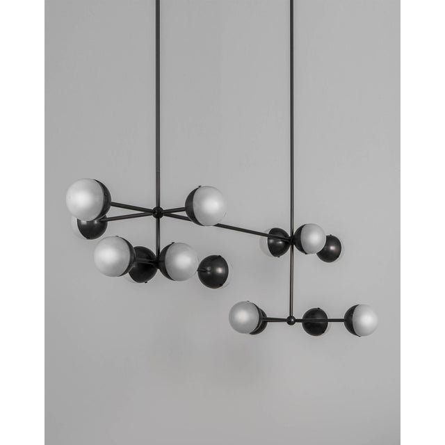 Molecule Linear Chandelier For Sale In Greensboro - Image 6 of 12