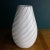 White Swirl Murano Glass Vase, Italy, 1980s For Sale - Image 10 of 13