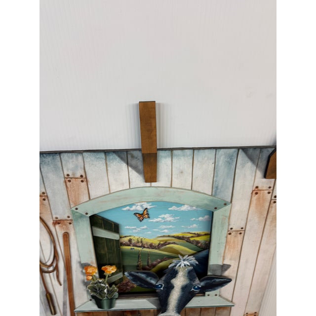 Paint Circa 1988 Stephen Schubert Limited Edition Three Dimensional Giclee Painting For Sale - Image 7 of 12