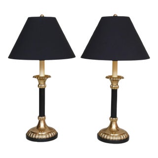 Frederick Cooper Candlestick Lamps, a Pair For Sale