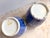 Vintage Chinese Floral Blue & White Qing Ginger Jar Pair With Lotus Petal Border For Sale - Image 9 of 12