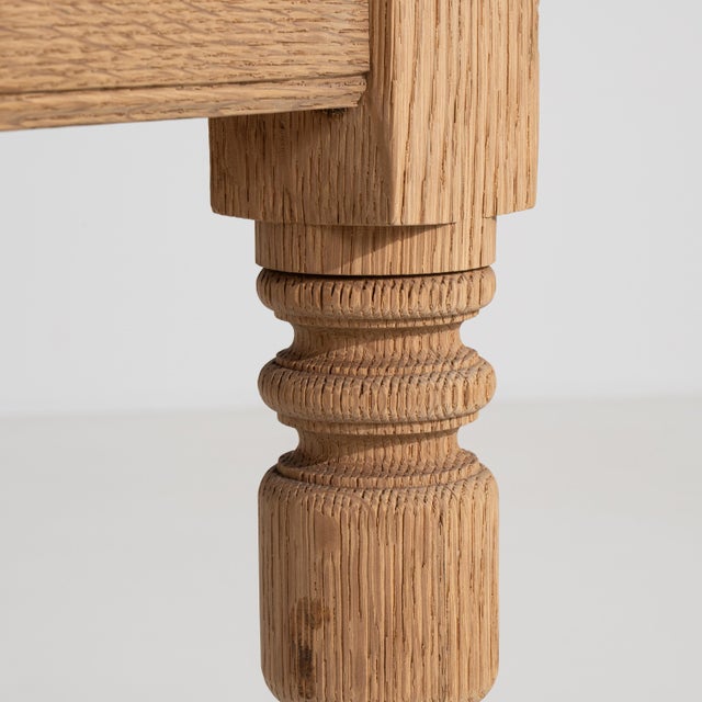 19th Century 19th Century French Louis XVI Oak Side Table For Sale - Image 5 of 15