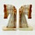 1970s Vintage Southwestern Boho Chic Italian Hand-Chiseled Onyx Marble Horse Bookends - A Pair For Sale - Image 13 of 15