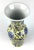 Vintage Chinese Porcelain Yellow & Blue Vase For Sale - Image 4 of 11