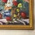 1960s Original Oil Painting Impressionist Still Life, Apples and Tea by Edith Weir, Framed For Sale - Image 4 of 9
