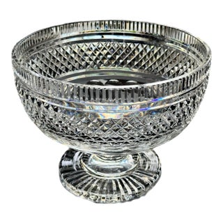 Waterford Crystal Centerpiece Footed Bowl For Sale
