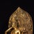 Metal Late 20th Century Gilt Bronze Avalokiteshvara Statue Seated Guanyin Deity 12" For Sale - Image 7 of 9