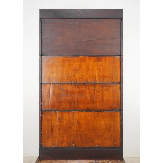 Antique Victorian Style Writing Bureau Barrister Bookcase For Sale - Image 11 of 11
