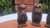 Wooden carved figurines, 3 monkeys, don't speak, don't hear, don't see, 1950s-60s