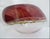 Tim Chilina Large Marbled Red Oregon Pacific Nw Art Glass Vase Bowl For Sale - Image 15 of 18