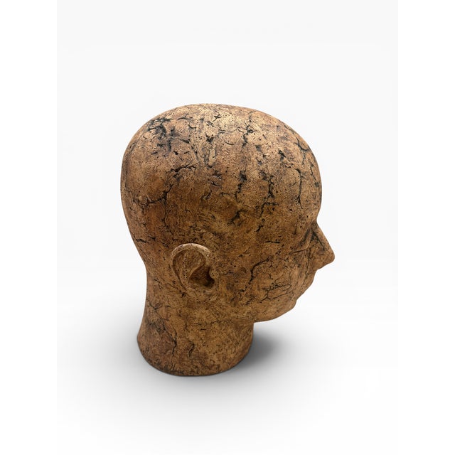 Ceramic Late 20th Century Large Contemporary Studio Ceramic Sculptural Head Bust For Sale - Image 7 of 8